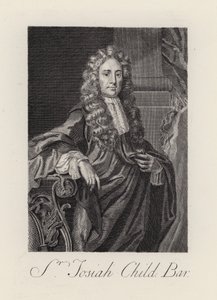 Sir Josiah Child (gravura) de English School