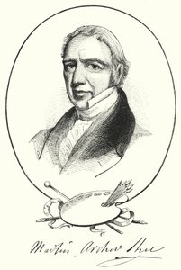 Sir Martin Archer Shee (gravura) de English School