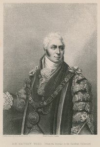 Sir Matthew Wood, prefeito de Londres, 1809 de English School