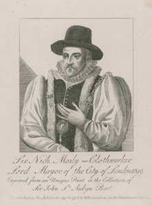 Sir Nicholas Mosley, fabricante de roupas, Lord Mayor de Londres, 1599 de English School