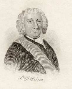 Sir Peter Warren, do &39;Crabb&39;s Historical Dictionary&39;, publicado em 1825 de English School