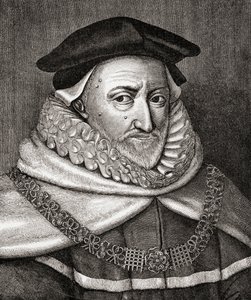 Sir Ranulph Crewe, de "Uma Breve História do Povo Inglês", de JR Green, publicado em 1893 de English School