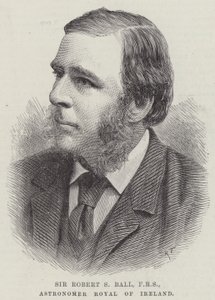 Sir Robert S Ball, FRS, Astronomer Royal of Ireland (gravura) de English School