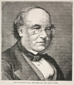 Sir Rowland Hill, fundador do Penny Post de English School