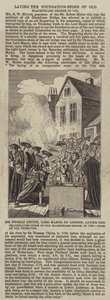 Sir Thomas Chitty, Lord Mayor de Londres, lançando a Pedra de Inauguração da antiga Ponte Blackfriars em 1760 de English School