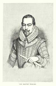 Sir Walter Raleigh (gravura) de English School