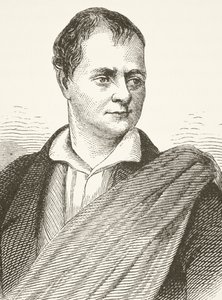 Sir Walter Scott, de "A História Nacional e Doméstica da Inglaterra", de William Hickman Smith Aubrey (1858-1916) publicou Londres, c.1890 de English School