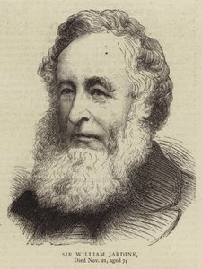 Sir William Jardine (gravura) de English School