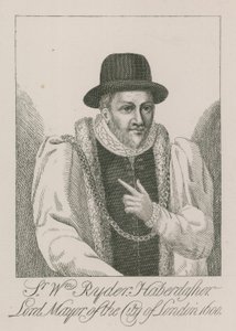 Sir William Ryder, haberdasher, Lord Mayor de Londres, 1600 de English School
