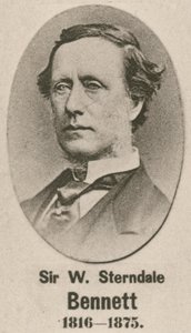Sir William Sterndale Bennett (gravura) de English School