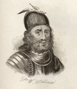 Sir William Wallace, do &39;Crabb&39;s Historical Dictionary&39;, publicado em 1825