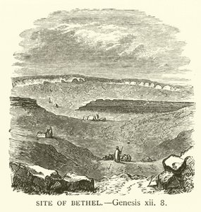 Site de Betel, Génesis, xii, 8 (gravura) de English School