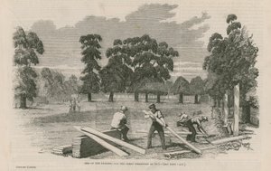 Local do edifício para a Grande Exposição de 1851 de English School