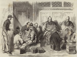 Esboços no Japão (gravura) de English School