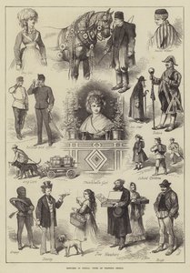 Esboços em Viena, Tipos de Vienenses (gravura) de English School