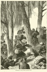 Escaramuça na floresta antes de Metz, setembro de 1870 de English School