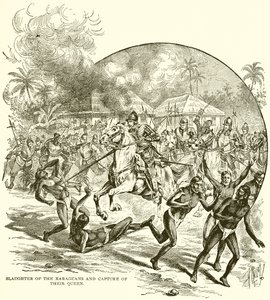 Massacre dos Xaraguans e captura de sua rainha de English School