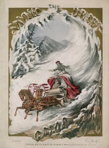Passeio de trenó na neve de English School
