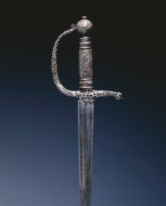 Espada pequena, c.1650 de English School