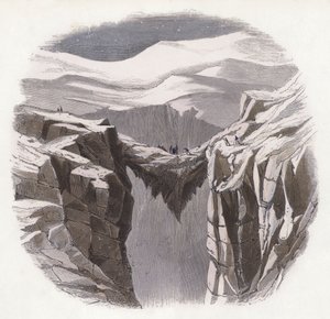Snow-Bridges (gravura colorida) de English School