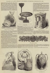 Society of Arts, Select Specimens of British Decorative Art (gravura) de English School