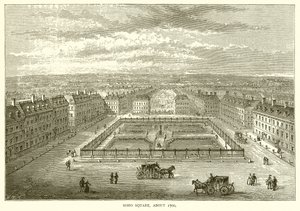 Soho Square, cerca de 1700 de English School