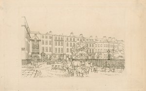 Soho Square, olhando para o oeste de English School