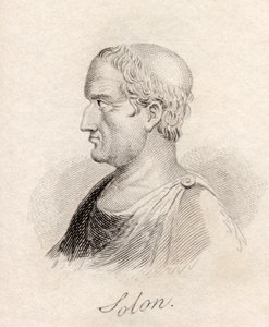 Solon, do &39;Crabb&39;s Historical Dictionary&39;, publicado em 1825 de English School
