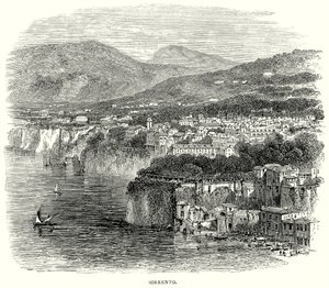 Sorrento (engraving) de English School