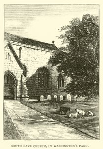 Igreja da caverna do Sul, em Washingtons Park de English School