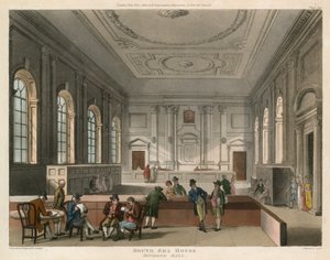 South Sea House, Londres, salão dividido de English School