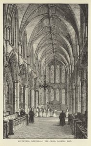 Catedral de Southwell, o coro, olhando para o leste de English School