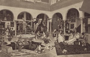Interior espanhol (cromolitho) de English School