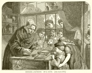 Passando um Hapenny. De G. Smith de English School