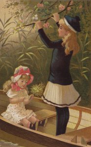 Flores da primavera (cromolitho) de English School