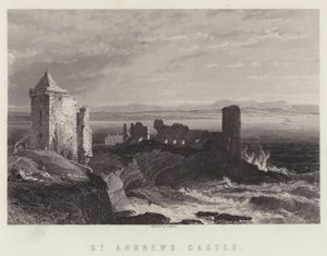 Castelo de São Andrews (gravura) de English School