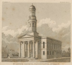 Igreja St Annes, Wandsworth, Surrey de English School