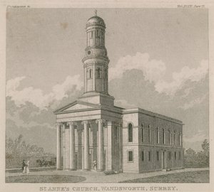 Igreja St Annes em Wandsworth de English School
