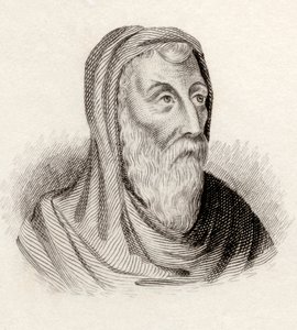 Santo Atanásio de Alexandria, de &39;Crabbes Historical Dictionary&39;, publicado em 1825 de English School