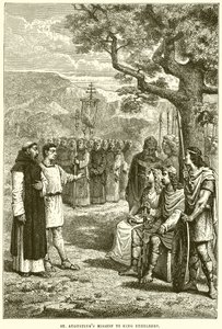 Missão Santo Agostinho ao rei Ethelbert de English School