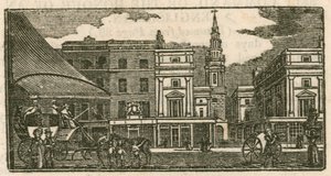 Igreja de St Brides, Fleet Street, Londres de English School