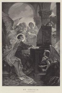 Santa Cecília (gravura) de English School