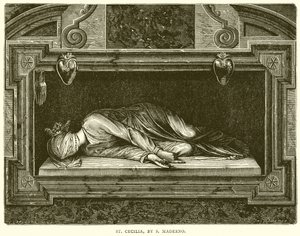 Santa Cecília, por S. Maderno de English School
