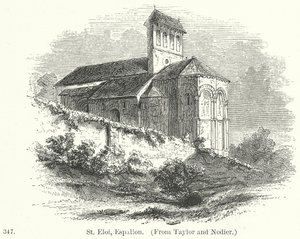 Santo Elói, Espalhão (gravura) de English School