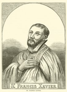 São Francisco Xavier (gravura) de English School