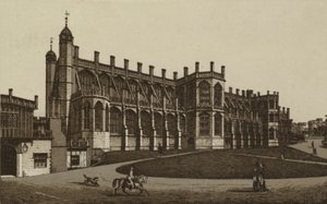 Capela de São Jorge, Windsor (litho) de English School