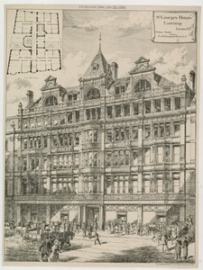 St Georges House, Eastcheap, Londres de English School
