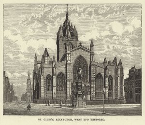 St Giles, Edimburgo, West End restaurado de English School