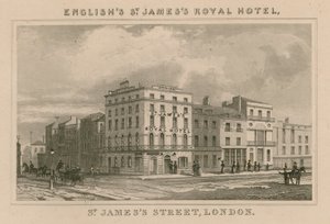 Hotel St Jamess Royal, St Jamess Street, Londres de English School