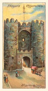 Porta de São Lourenço, Drogheda (cromolitografia) de English School